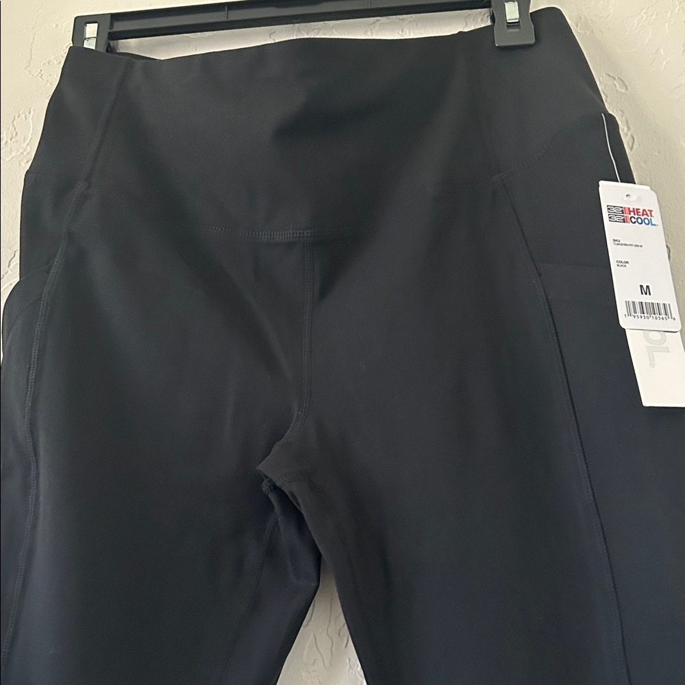 Athletic Black Slim Ponte Ankle Pants